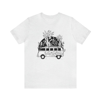 'NEVER STOP EXPLORING' VAN LIFE UNISEX T-SHIRT