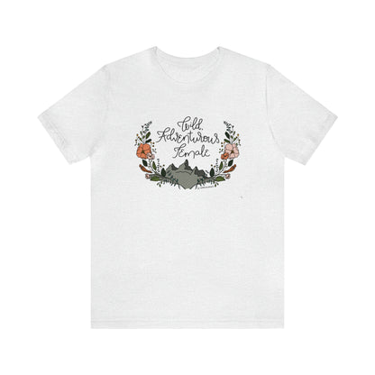 'WILD ADVENTUROUS FEMALE' WOMENS T-SHIRT | FULL COLOR INK