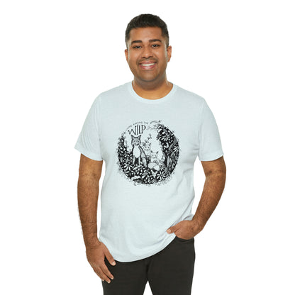 'LIVING AMONG THE WILD' MAMA FOX MOM T-SHIRT