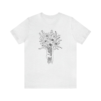 'GRANDMA: PICKING WILDFLOWERS' GRANDMA T-SHIRT