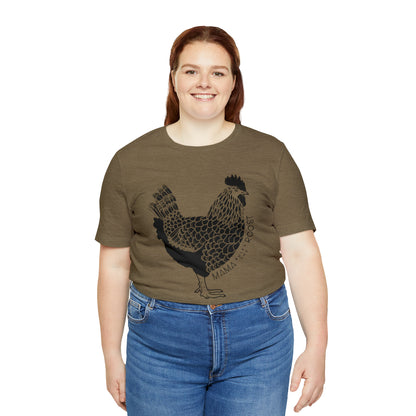 'MAMA RULES THE ROOST' CHICKEN MOM T-SHIRT