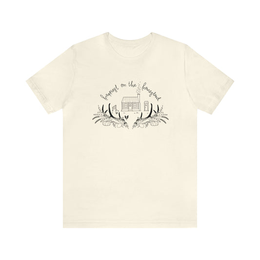 'HAPPIEST ON THE HOMESTEAD' WOMENS T-SHIRT