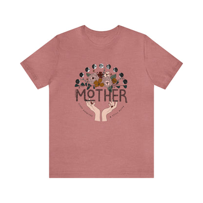 'MOTHER: SLEEP DEPRIVED + STILL ALIVE' MOM T-SHIRT | FULL COLOR INK