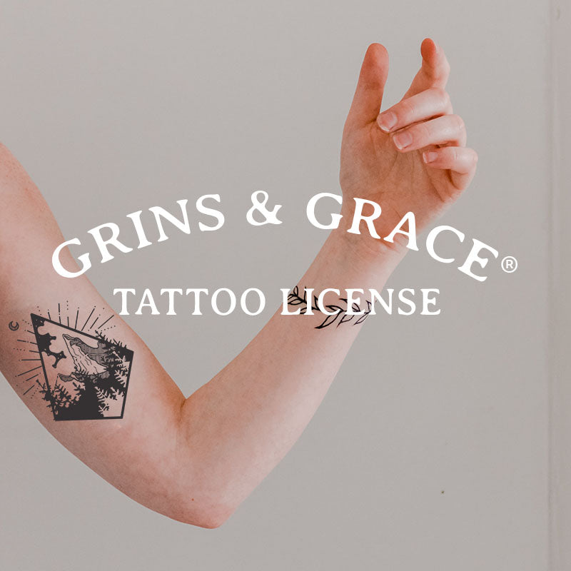 TATTOO ART LICENSE - GRINS & GRACE - Grins & Grace